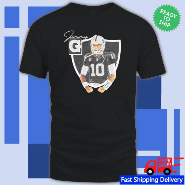 Jimmy G Las Vegas Raiders silver n black QB1 shirt, hoodie, sweater and  v-neck t-shirt