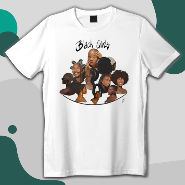 Smard Art Shop Black Girls Sand Shirt Smard Art Shop Black Girls Sand Shirt