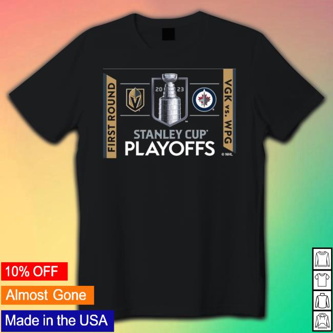 Official Vegas Golden Knights Vs Jets 2023 First Round Playoffs Matchup Shirt Official Vegas Golden Knights Vs Jets 2023 First Round Playoffs Matchup Shirt