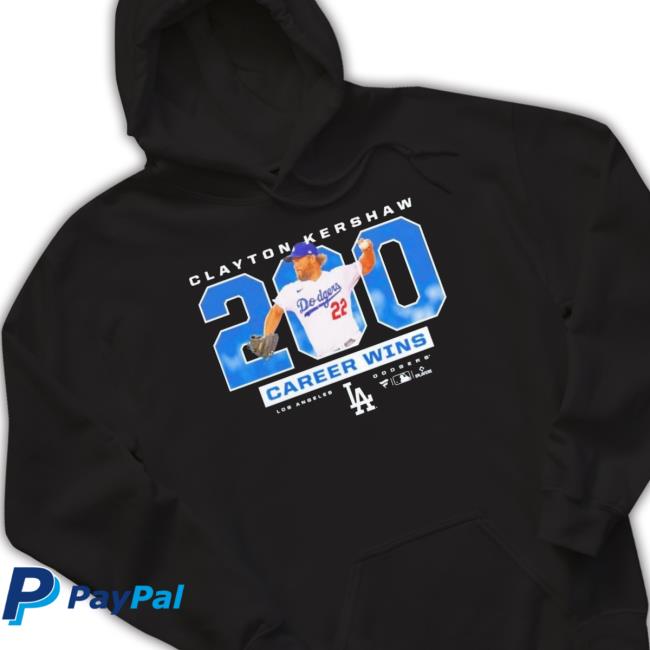 Clayton kershaw 200 shirt, hoodie, sweater, long sleeve and tank top