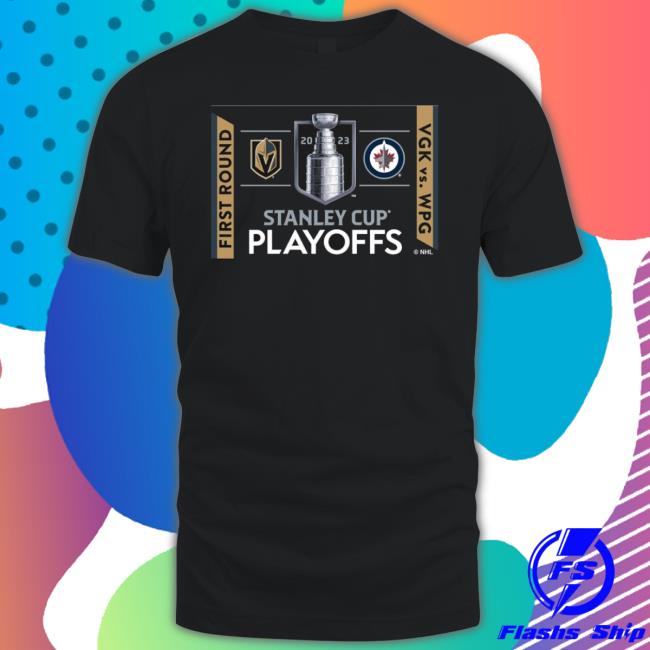 Official Vegas Golden Knights Vs Jets 2023 First Round Playoffs Matchup Shirt Official Vegas Golden Knights Vs Jets 2023 First Round Playoffs Matchup Shirt