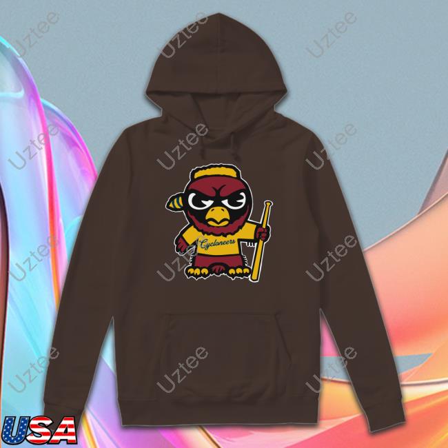 Cycloneers With Bat Hooded Sweatshirt Cycloneers With Bat Hooded Sweatshirt