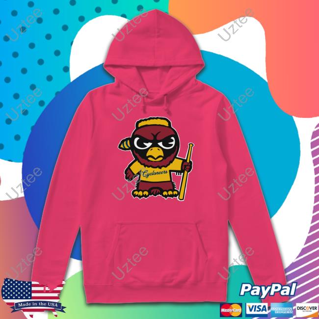 Cycloneers With Bat Hooded Sweatshirt Cycloneers With Bat Hooded Sweatshirt