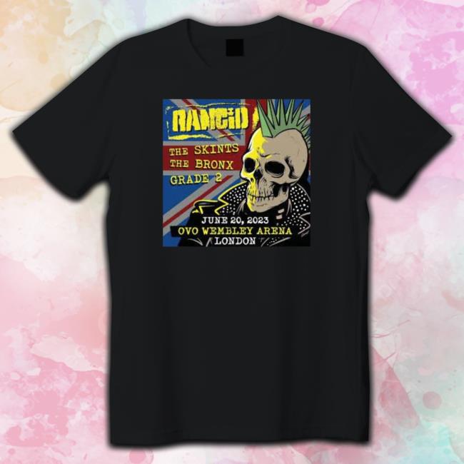Poster Rancid June 20 2023 Ovo Arena Wembley London shirt, hoodie, tank top, sweater and long sleeve t-shirt Poster Rancid June 20 2023 Ovo Arena Wembley London shirt, hoodie, tank top, sweater and long sleeve t-shirt