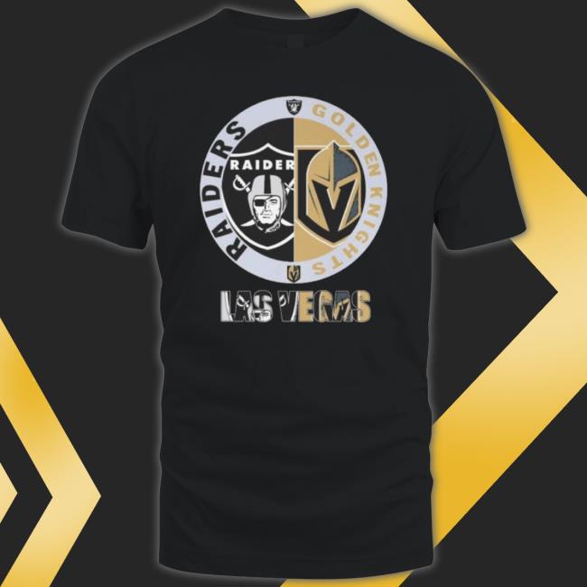 Las vegas Raiders and Vegas Golden Knights logo shirt, hoodie, sweater,  long sleeve and tank top