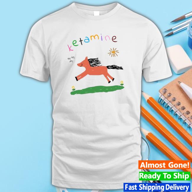Official Ketamine Orange Pony Chunky Long Sleeve T Shirt Official Ketamine Orange Pony Chunky Long Sleeve T Shirt