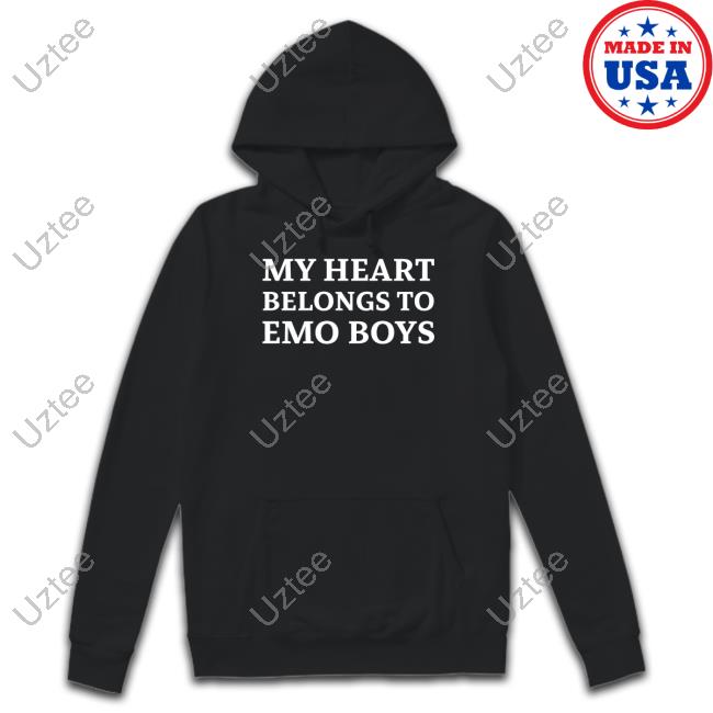 Official My Heart Belongs To Emo Boys Long Sleeve T Shirt Official My Heart Belongs To Emo Boys Long Sleeve T Shirt
