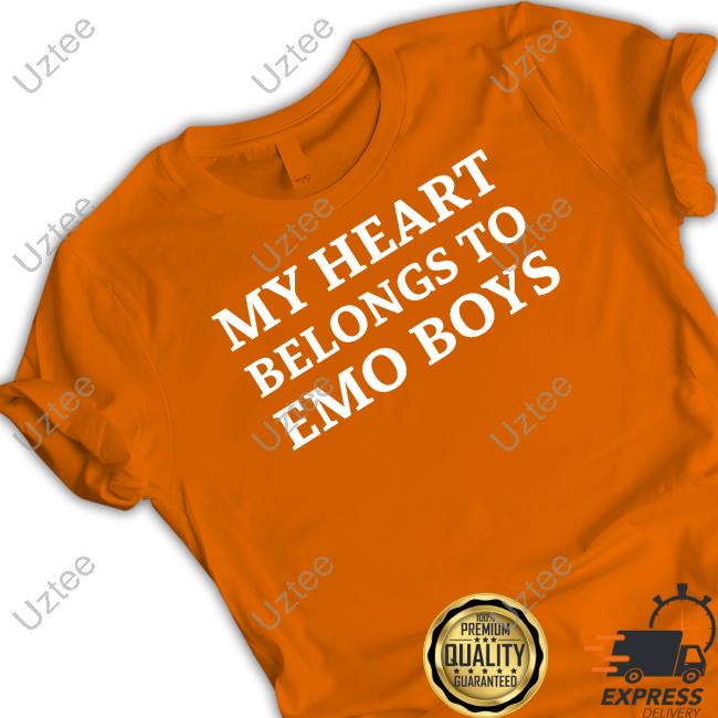 Official My Heart Belongs To Emo Boys Long Sleeve T Shirt Official My Heart Belongs To Emo Boys Long Sleeve T Shirt