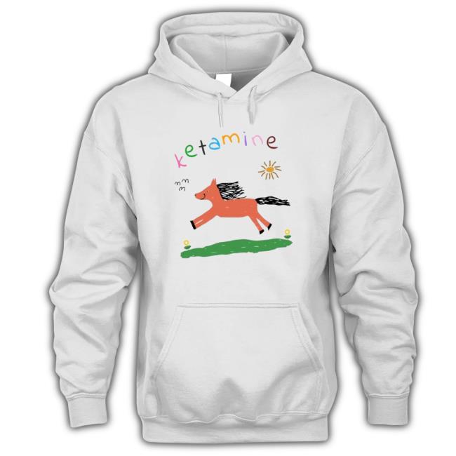 Official Ketamine Orange Pony Chunky Long Sleeve T Shirt Official Ketamine Orange Pony Chunky Long Sleeve T Shirt