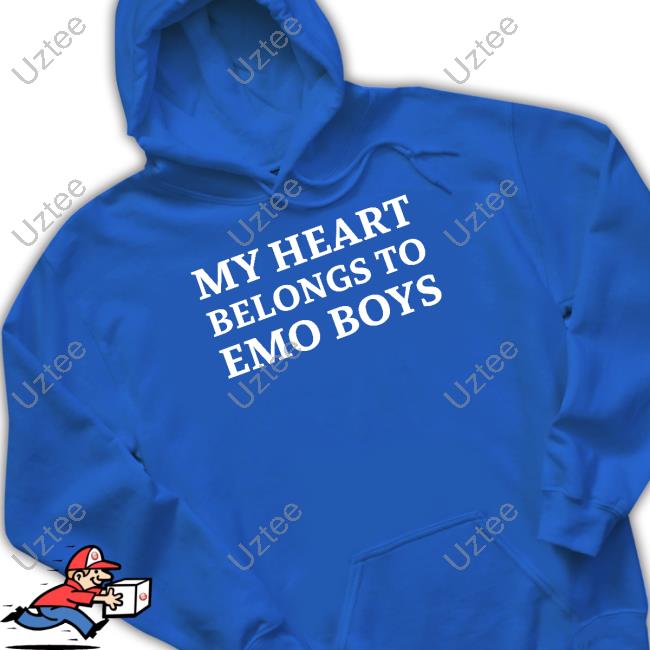 Official My Heart Belongs To Emo Boys Long Sleeve T Shirt Official My Heart Belongs To Emo Boys Long Sleeve T Shirt