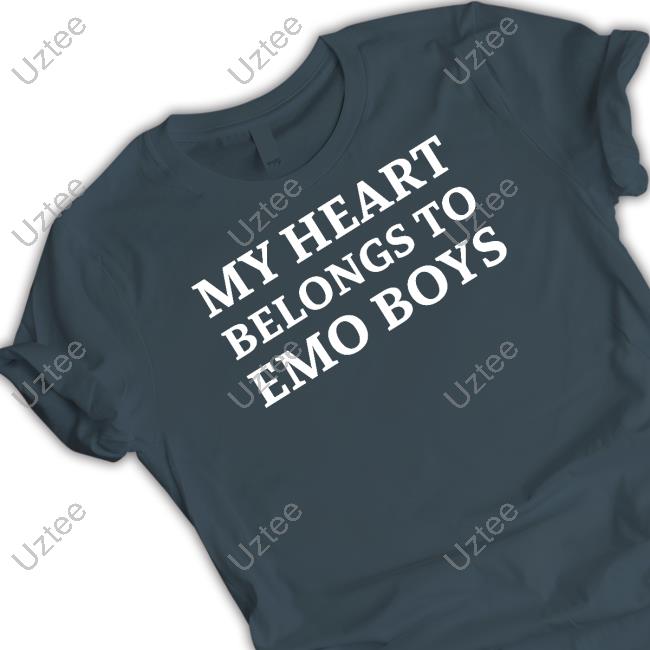 Official My Heart Belongs To Emo Boys Long Sleeve T Shirt Official My Heart Belongs To Emo Boys Long Sleeve T Shirt