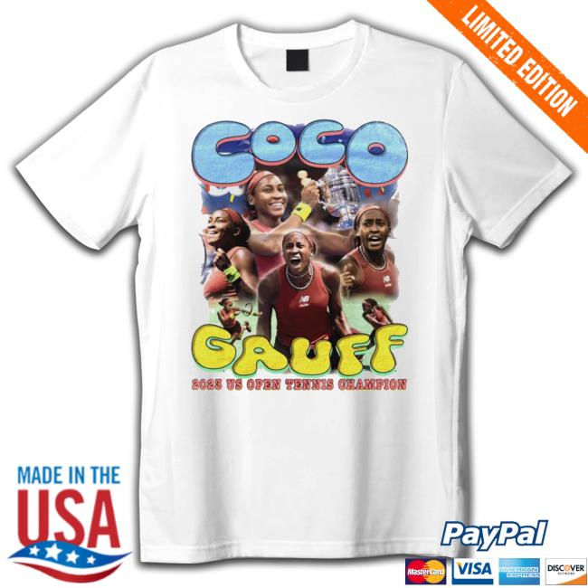 Coco Gauff 2023 Us Open Tennis Champion Shirt Coco Gauff 2023 Us Open Tennis Champion Shirt