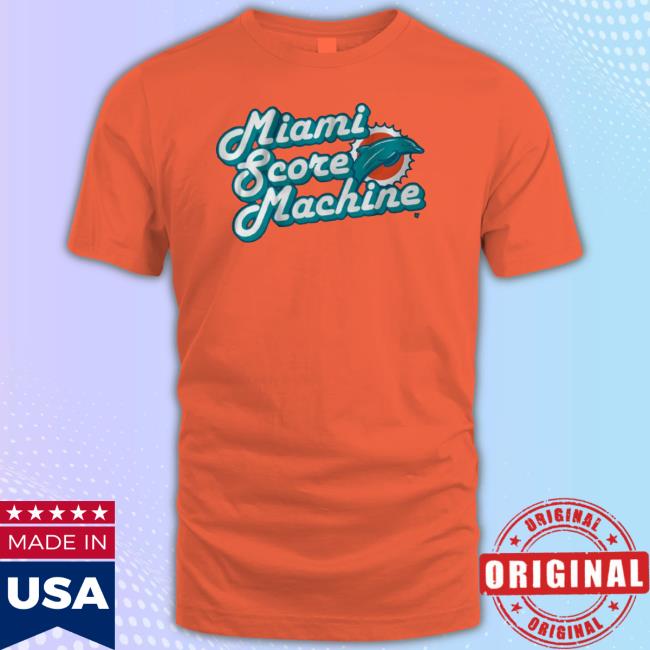 Miami Score Machine t-shirt now available from BreakingT - The Phinsider