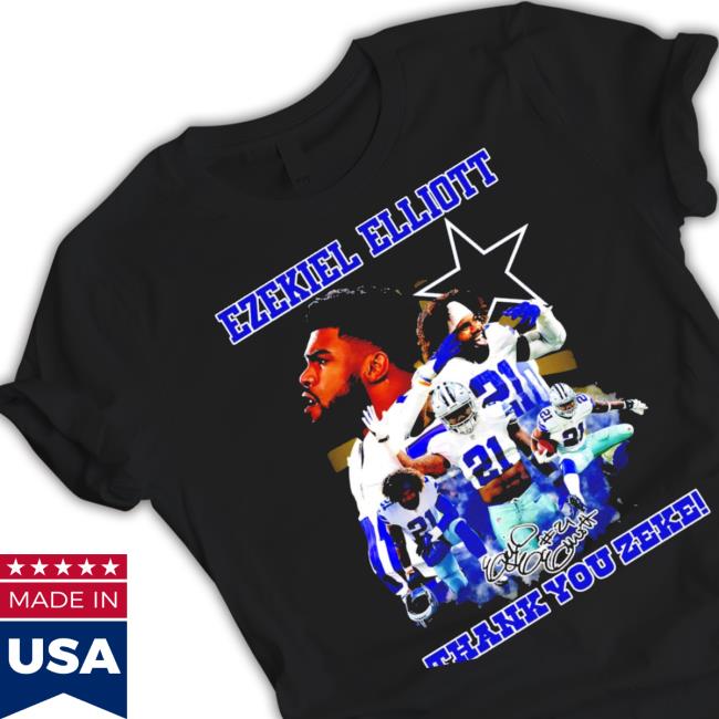 Ezekiel Elliott 21 Dallas Cowboys Thank You Zake Player Signature Poster Gift Official Shirt Ezekiel Elliott 21 Dallas Cowboys Thank You Zake Player Signature Poster Gift Official Shirt