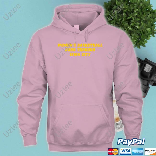 Barstool U Women's Basketball Runs Through Iowa City Tee Shirt Barstool U Women's Basketball Runs Through Iowa City Tee Shirt