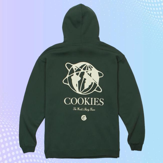 Official Cookies Merch Store World's Party Favor Pullover Sweatshirt Forest Green Official Cookies Merch Store World's Party Favor Pullover Sweatshirt Forest Green