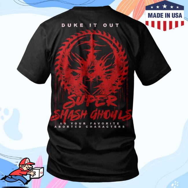 Official Indie Merch Store Shop Aborted "Super Smash Ghouls" T Shirt IndieMerchStore Official Indie Merch Store Shop Aborted "Super Smash Ghouls" T Shirt IndieMerchStore