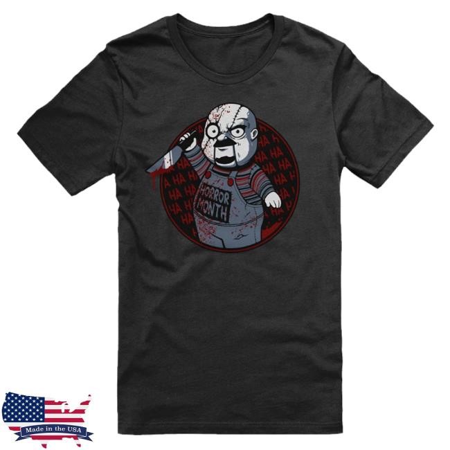 Official Dansgaming Merch Horror Month Screen Printed T-Shirt 2024 Long Sleeve Shirt Official Dansgaming Merch Horror Month Screen Printed T-Shirt 2024 Long Sleeve Shirt