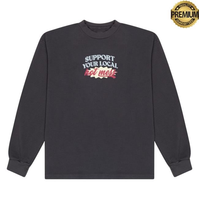 Trending Unwell Shop Hot Mess With Alix Earle Local Hot Mess Thermal Short Sleeve Tee Trending Unwell Shop Hot Mess With Alix Earle Local Hot Mess Thermal Short Sleeve Tee