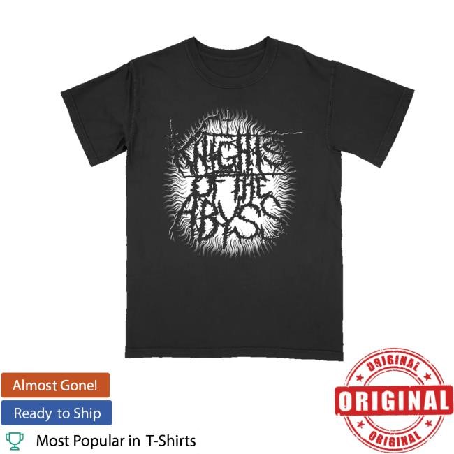 Hello Merch Knights Of The Abyss White Splatter Hoodie Sweatshirt - Uztee