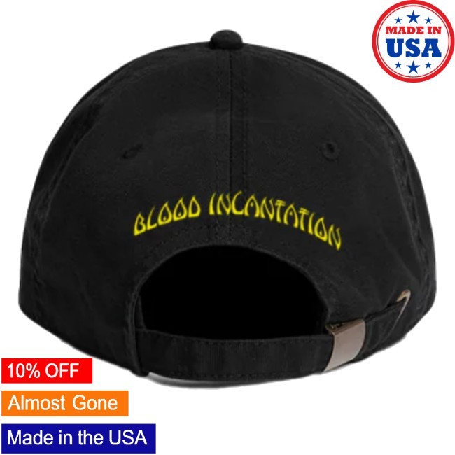 Trending Blood Incantation Merch Life Is Suffering Dad New Hat Black - Uztee