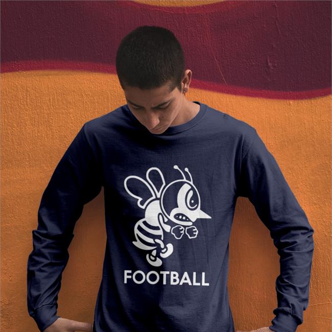 St. Ambrose University Bees Football Shirt Vince Fillipp Grant Sibley Grant Sibley St. Ambrose University Bees Football Shirt Vince Fillipp