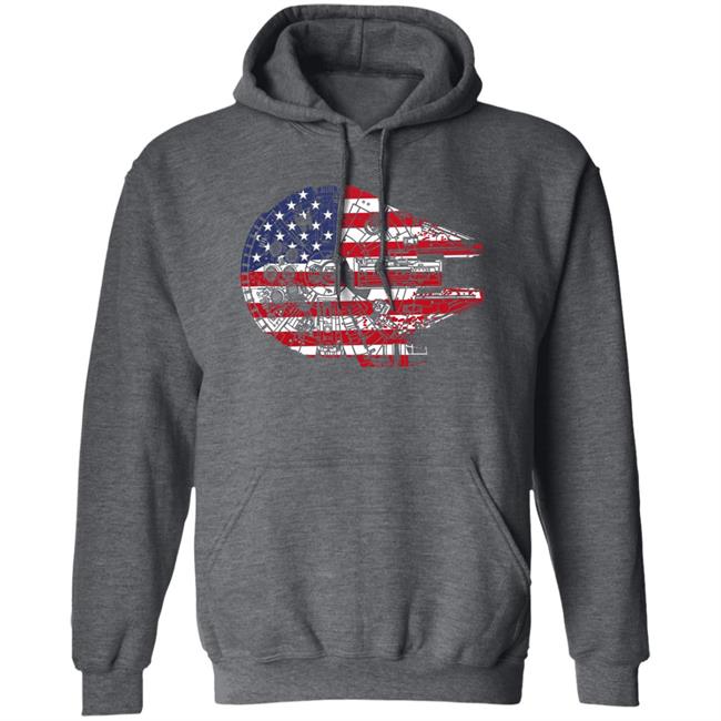 Ford Of July Independence Day 2022 The American Flag Star Wars Millennium Falcon Us Space Force Shirt Mark Hamill