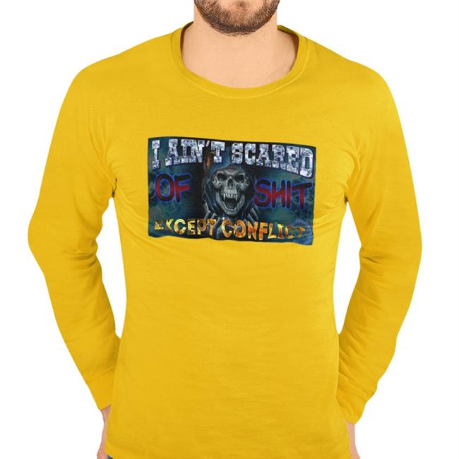Da Share Zone Merch I Ain't Scared Of Shit Except Conflict Hoodie