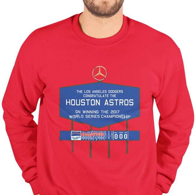 The Los Angerles Dodgers Congratulate The Houston Astros On Winning The 2017 New Shirt