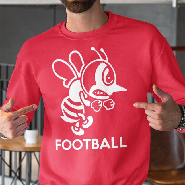 St. Ambrose University Bees Football Shirt Vince Fillipp Grant Sibley Grant Sibley St. Ambrose University Bees Football Shirt