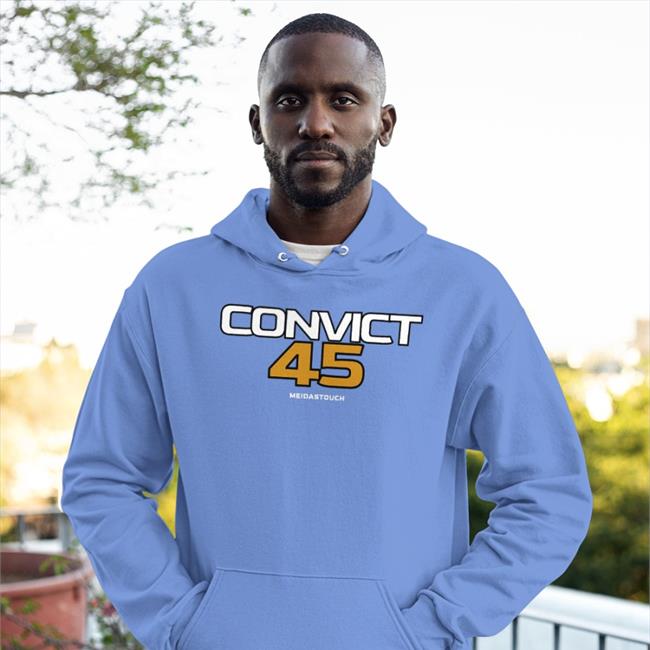 MeidasTouch Store Convict 45 Long Sleeve Tee Shirt Navy