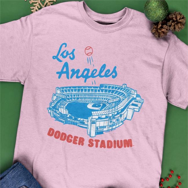 Los Angeles Dodger Stadium Tee Shirt Homage Merch