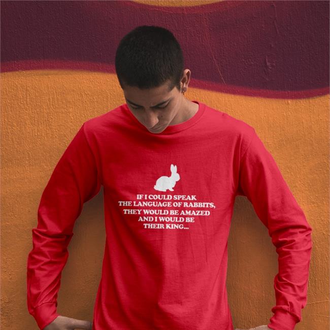 Origami Buny If I Could Speak The Language Of Rabbits They Would Be Amazed Hooded Sweatshirt Purple