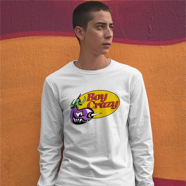 Aubergine Harry Lambert Boy Crazy T Shirt