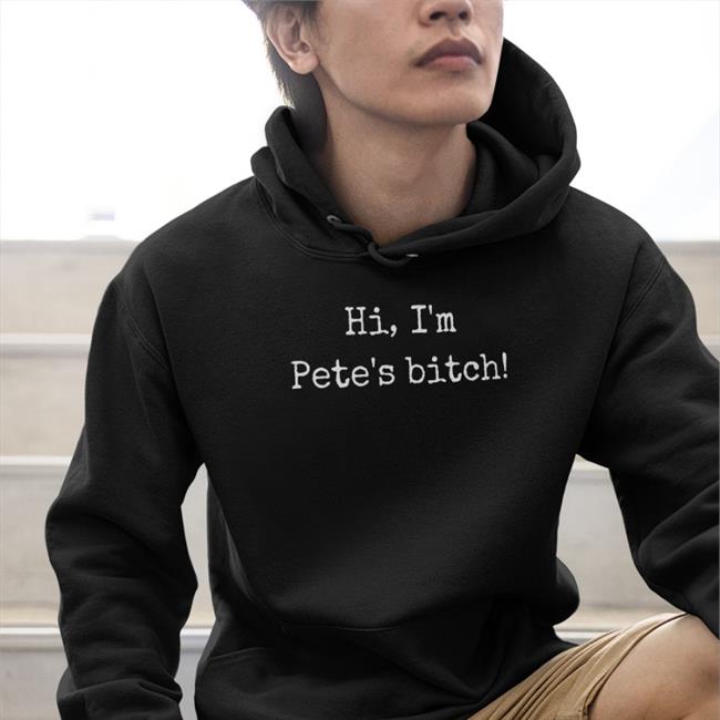 Weird Thrift Store Shirts Hi I'm Pete's Bitch Tee Shirts Black
