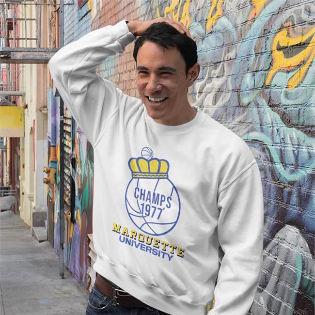 Champs 1977' Marquette University Tee Champs 1977' Marquette University Shirts Moda3 Store
