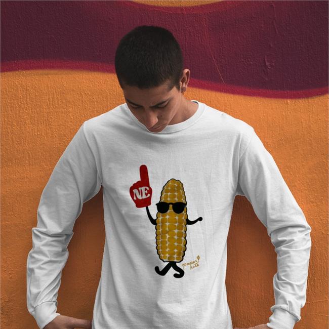 Husker Volleyball Paper Kite Corn Onesie T Shirts