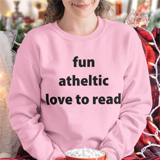 Fun Atheltic Love To Read Hoodie