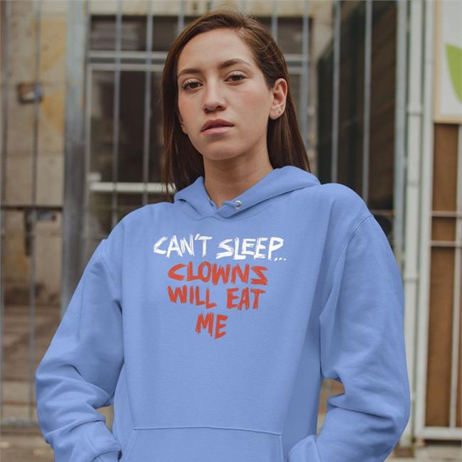 Can't Sleep Clowns Will Eat Me T Shirt Weird Thrift Store Shirts