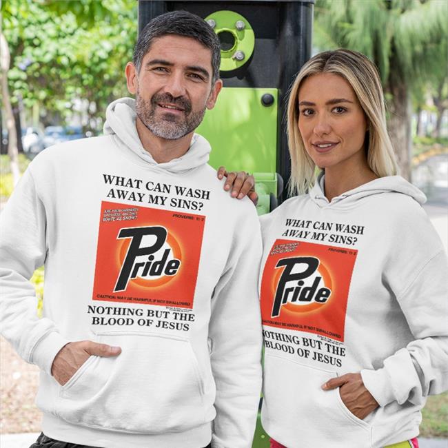 What Can Wash Away My Sins Pride Nothing But The Blood Of Jesus Sweatshirt