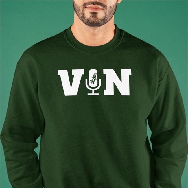 Vin Scully Microphone Sweatshirt