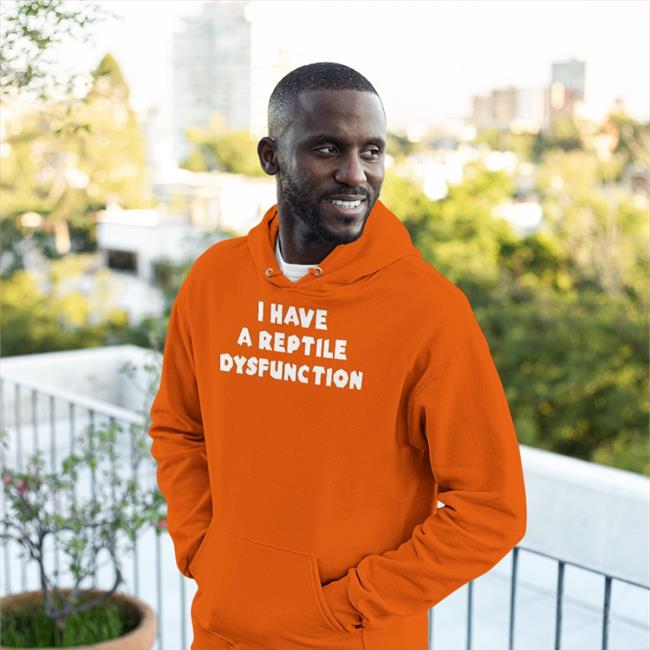 Oddgoblin1312 I Have A Reptile Dysfunction Hoodie Black