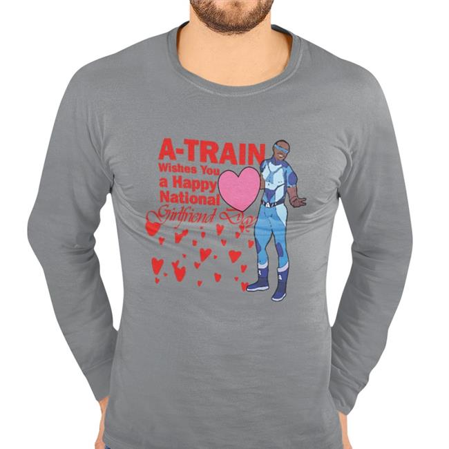 A Train Wishes You A Happy National Girlfriend Day Tee Shirt