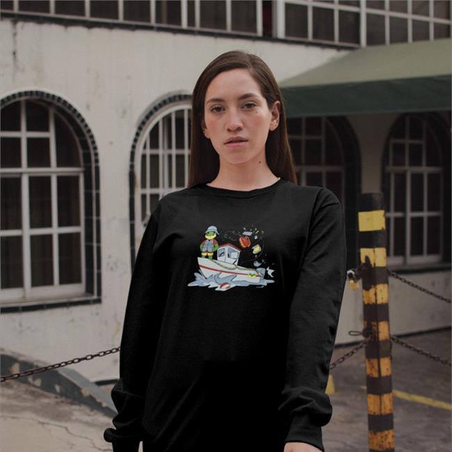Boomerna Merch Mushroom Froggy Boomerna Boating Shirt