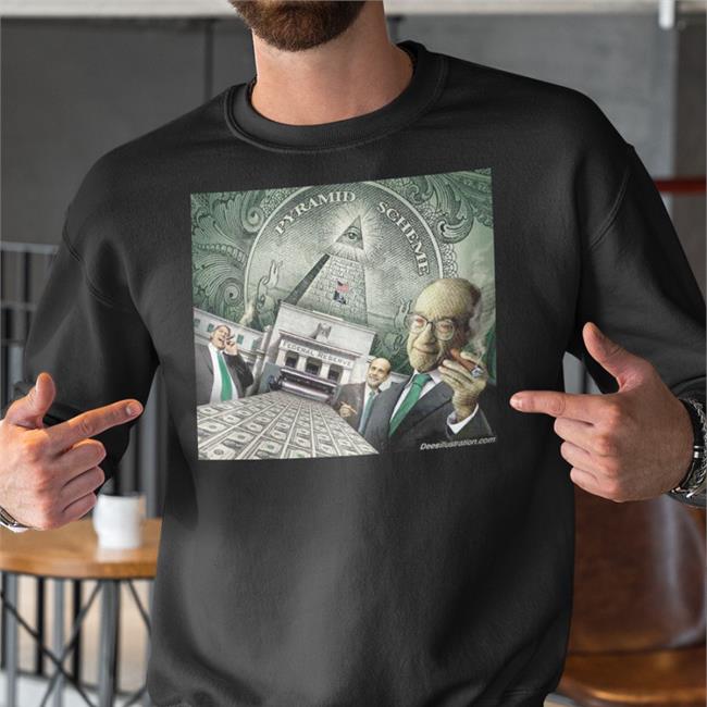 Pyramid Scheme Federal Reserve Tee Shirts Brailled: Fit Of The Week