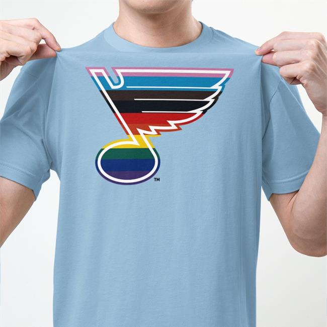 St. Louis Blues Louis Blues Grand Pride Parade Hoodie Sweatshirt Ryan O'reilly And Chris Zimmerman