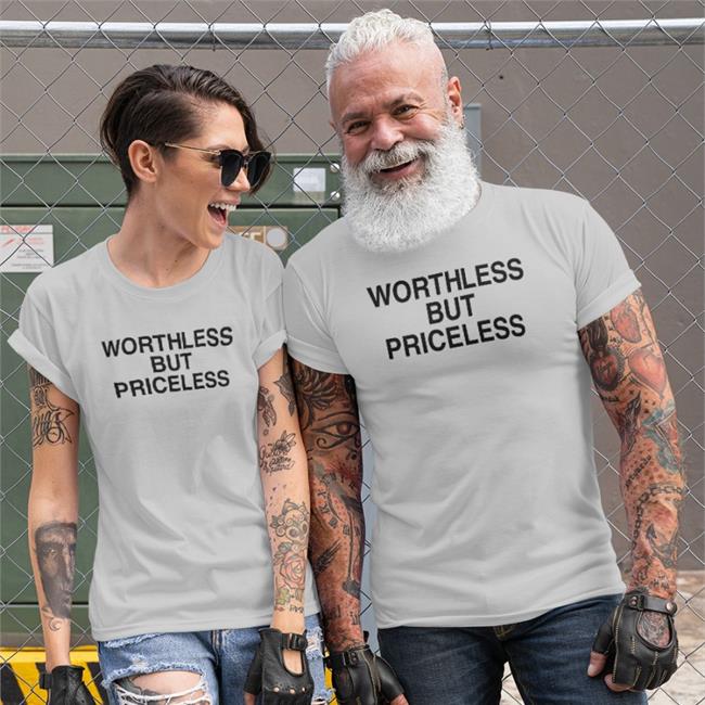 White Op Netflix Fan Worthless But Priceless Shirt