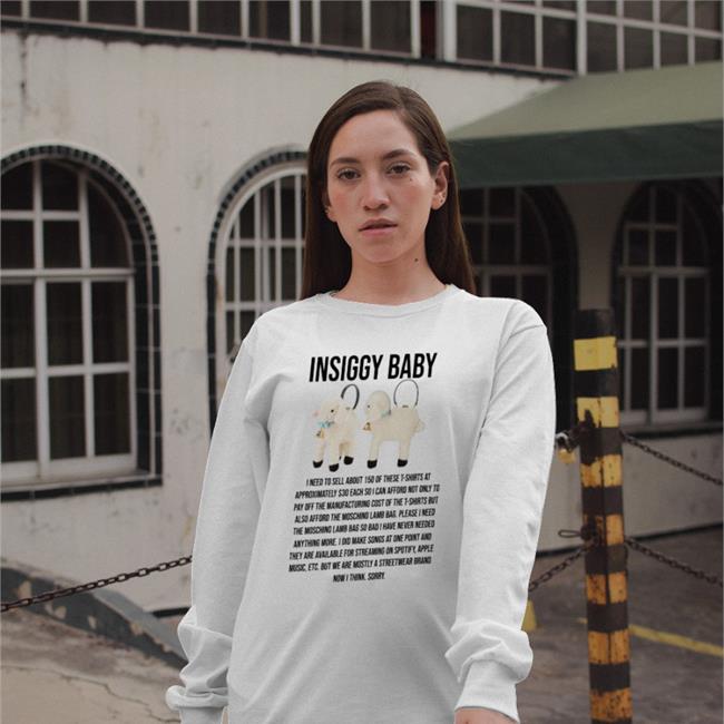 Insiggy Baby I Need To Sell About 150 At Approximately Hoodie Moschino Lamb Bag Insiggy Baby I Need To Sell About 150 At Approximately Sweatshirt Moschino Baby Sheeo