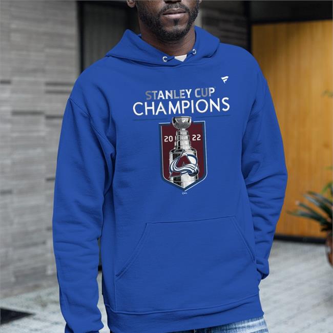 Colorado Avalanche Stanley Cup Champions Shirt Stanley Cup Finals Fanatics Shop Colorado Avalanche Fanatics Branded 2022 Stanley Cup Champions Locker Room T-Shirt