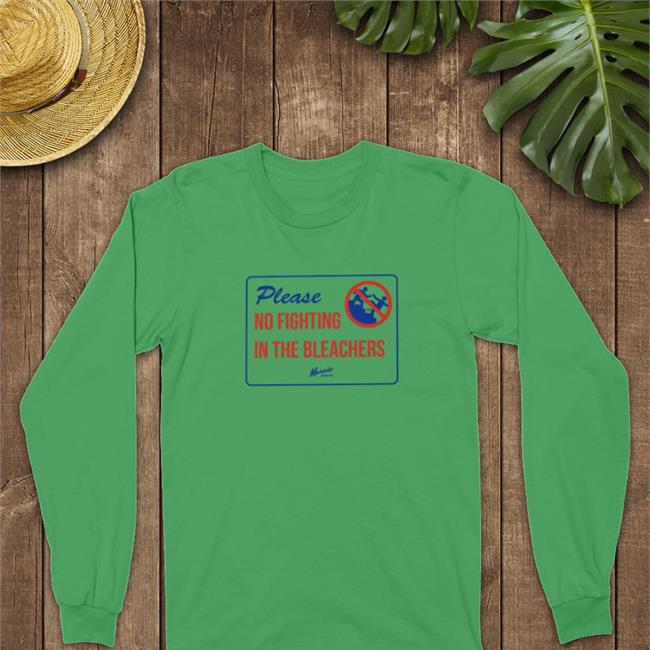 Moralesupplyco Store No Fighting In The Bleachers Tee